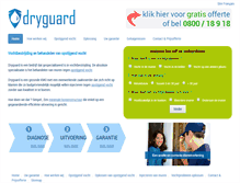 Tablet Screenshot of dryguard.be